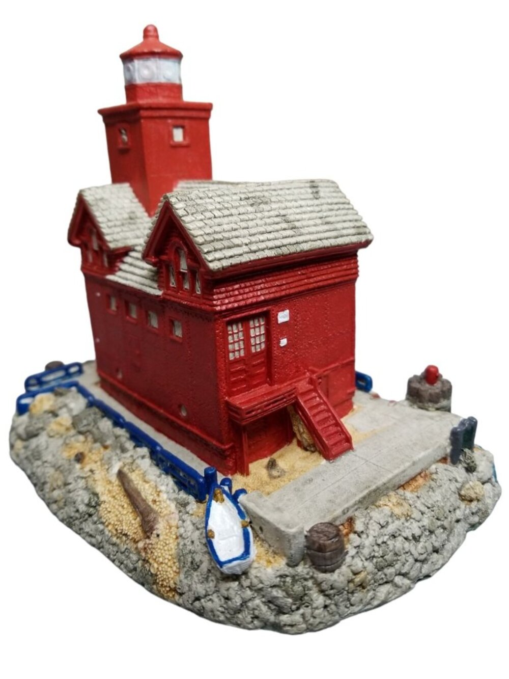 Harbour Lights Holland Harbor MI Big Red HL 142 1993 1461/5500 COA ID Card Light